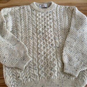 Cozy Cream Cable Knit Sweater for Kids